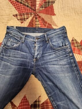 Citizens of Humanity EMERSON SIZE 27 BUTTON FLY Blue Denim Jeans